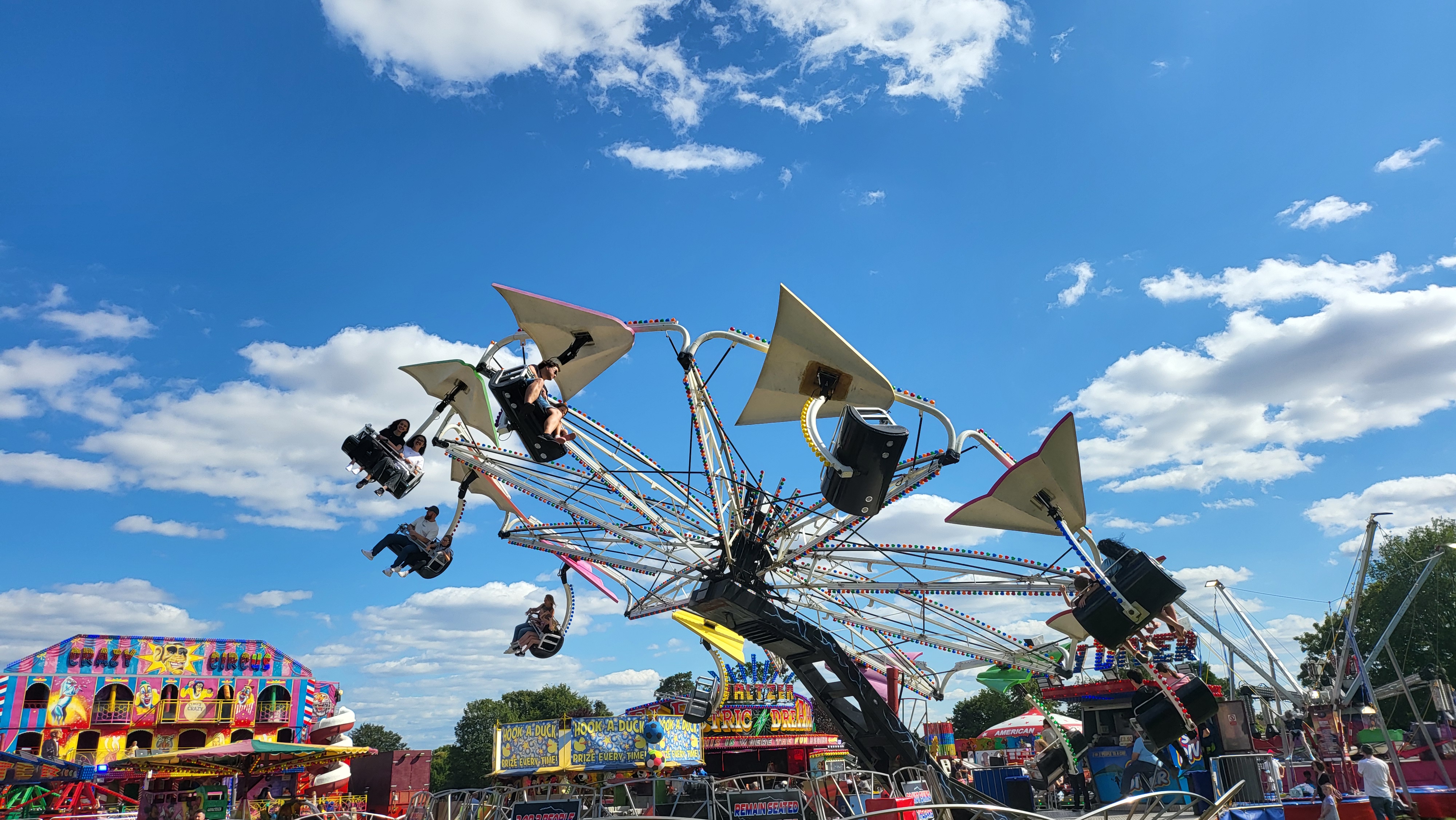 Food stalls at EdFest